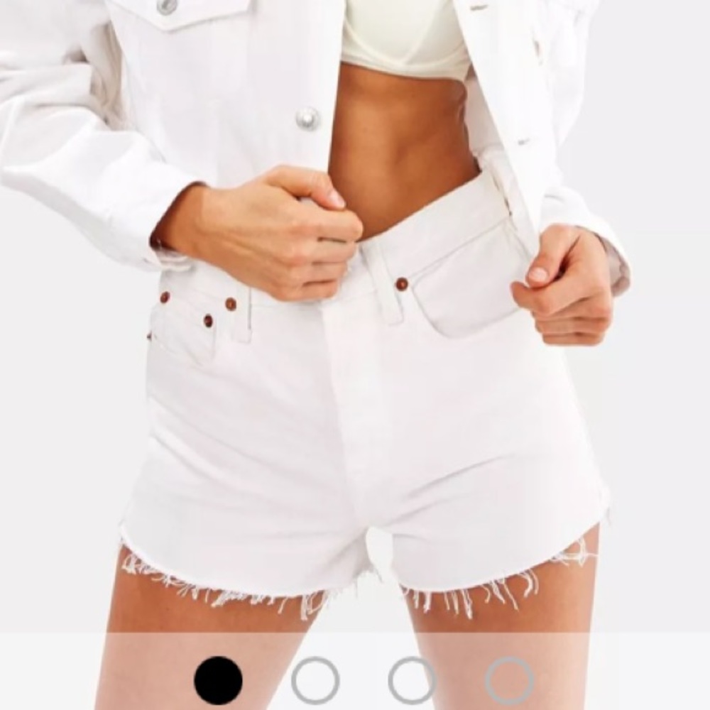 Solid & Striped High Waisted Short
